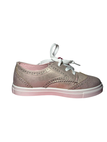 Chaussure enfant Lovely Skull rose doré fille