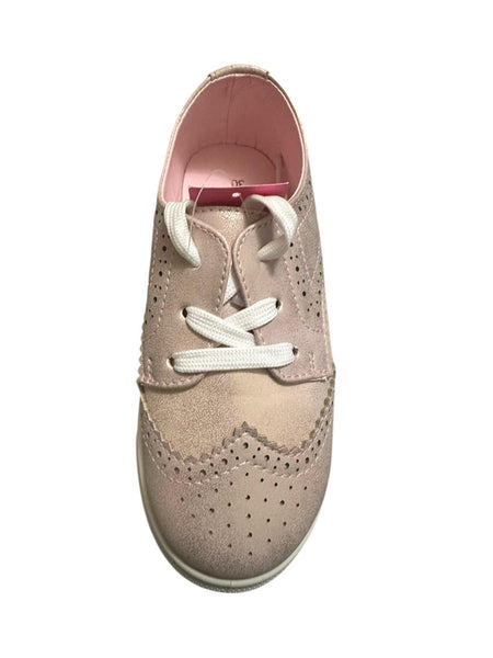Chaussure enfant Lovely Skull rose doré fille