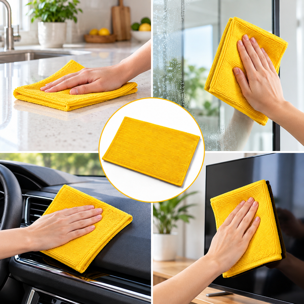 Chiffon microfibre Blum Tal – 30 x 40 cm – Jaune