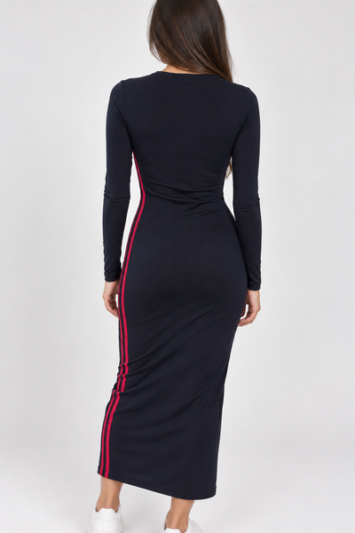 Robe Eye Candy Décolleté Noir/Rouge