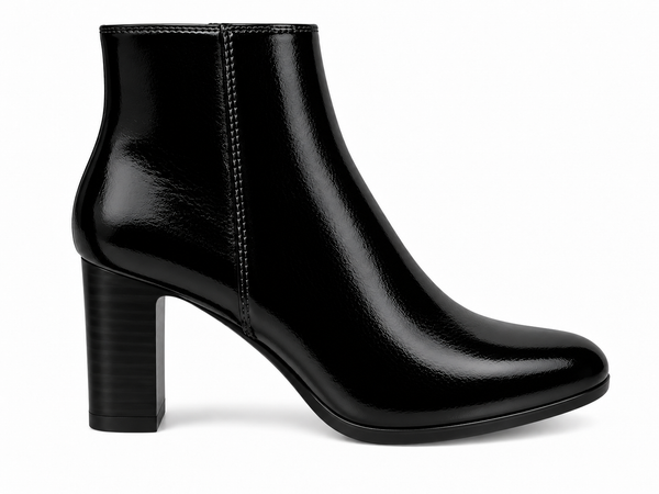 Bottine Merry Scott Vernis noir Femme