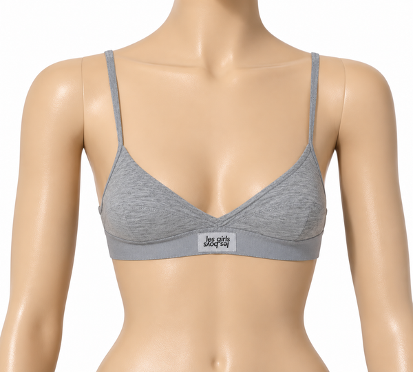 Brassière Les Girls Les Boys Grise  – Fille