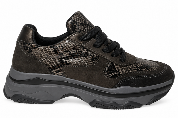 Chaussures Baskets Active Fashion Noir Femme