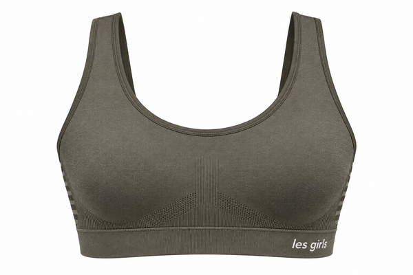 Brassière de sport e Les Girls Les Boys Vert Olive - Fille