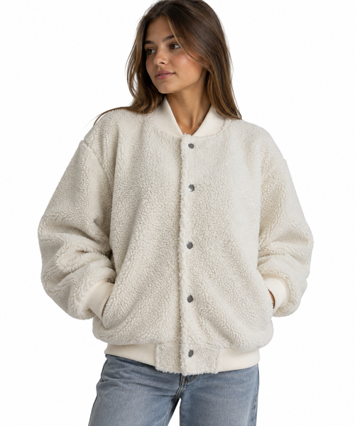 Veste Moutonnée Femme