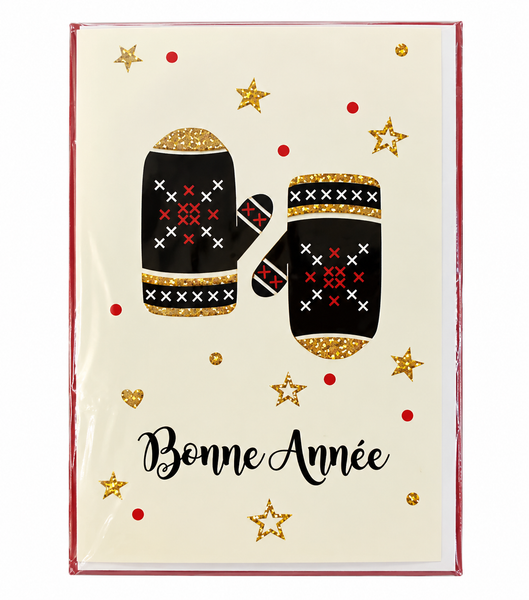 Carte de voeux Bonne Année Paristyle Chromo Vogue