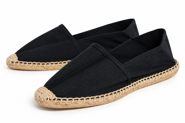 Espadrille Noir Unisexe