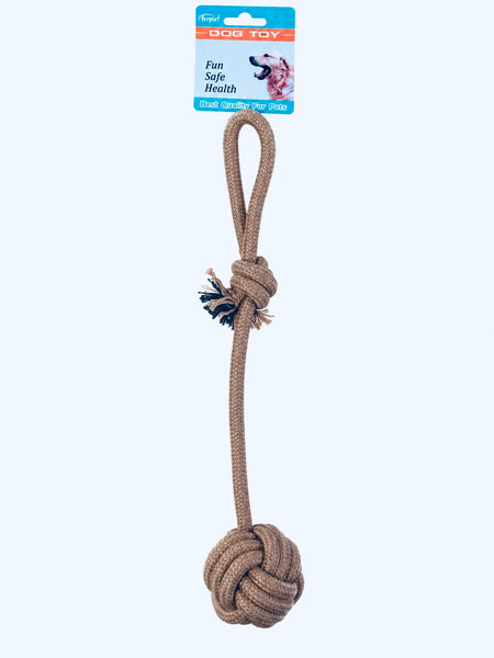 Corde Jouet pour chien ForPet – Marron – 41 cm