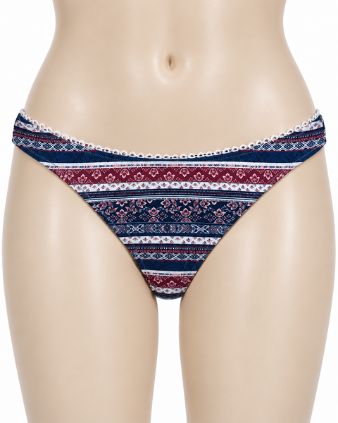 Bas maillot de bain à motifs ethniques Ardène Swim