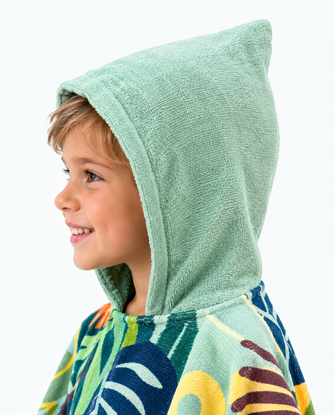 Cap de bain 59×55 cm motif animaux Le Comptoir de la Plage – 100 % coton