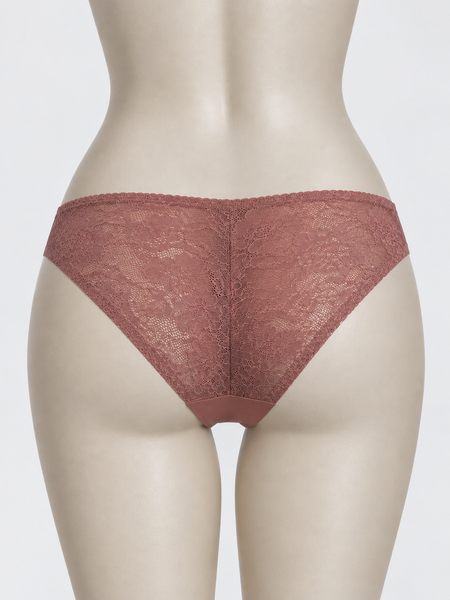 Culotte Heat Underwear Chocolat- Confort et dentelle Femme