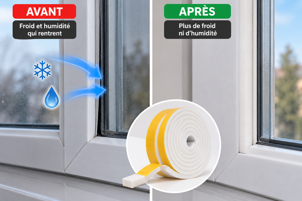 Bande d’étanchéité en I – 9 mm x 2 mm – Longueur 6 m