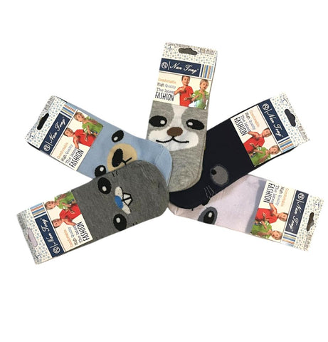 5 Paires de chaussettes enfant Kids Socks  – Motifs animaux