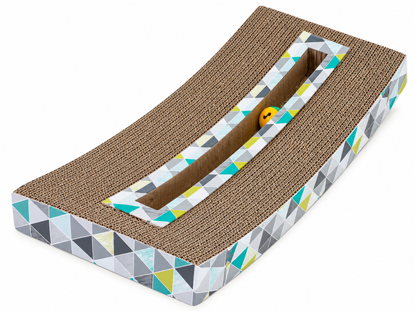 Griffoir pour chat réversible avec clochette – 50 x 25,5 cm