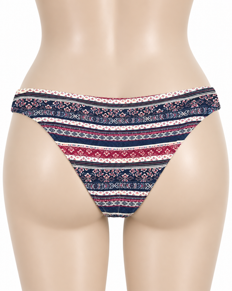 Bas maillot de bain à motifs ethniques Ardène Swim