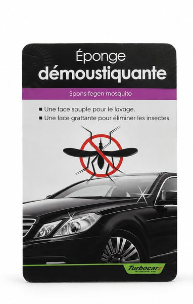 Éponge démoustiquante Turbocar – 12 x 8 x 4 cm