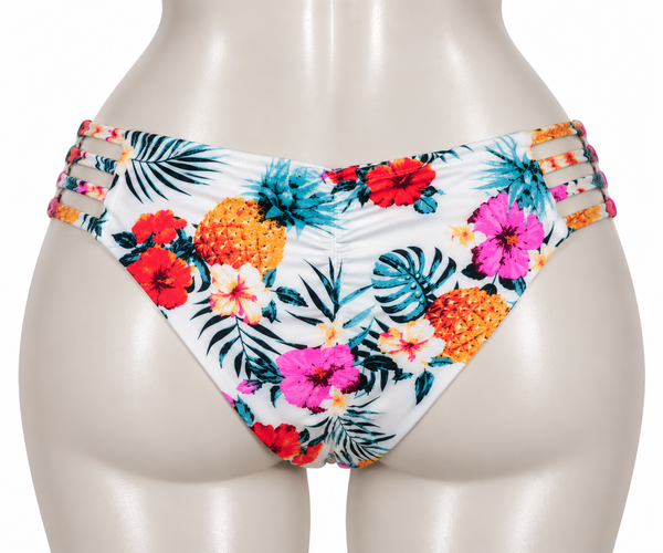 Bas maillot de bain à motifs tropicaux Style brésilienne – Ardène Swim