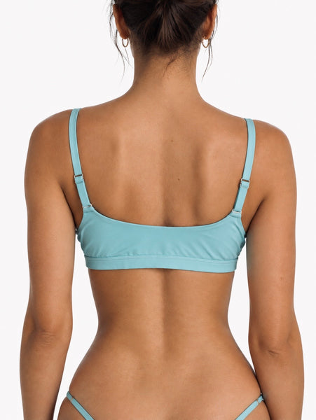 Haut de maillot de bain bleu ciel Ardène Swim