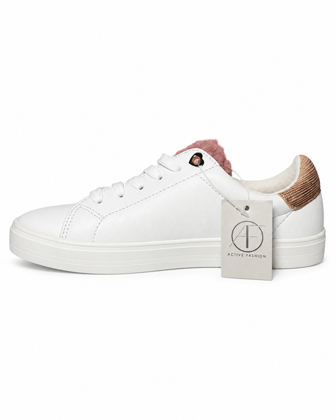 Chaussure Basket Active Fashion Fourrure Femme