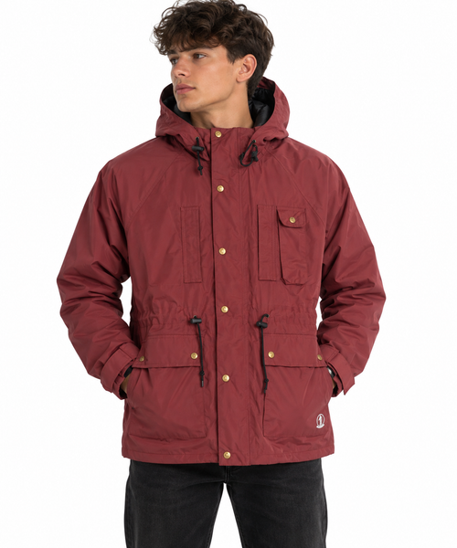 Manteaux Hiver Chaud Scuders Bordeaux Homme