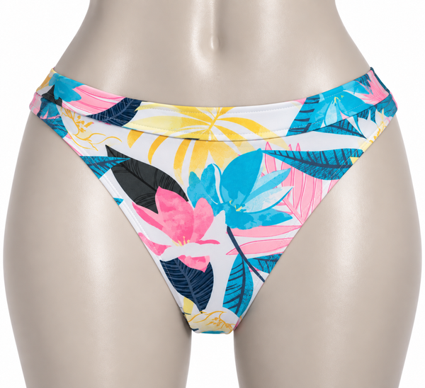 Bas maillot de bain motif floral coupe échancrée Ardène Swim