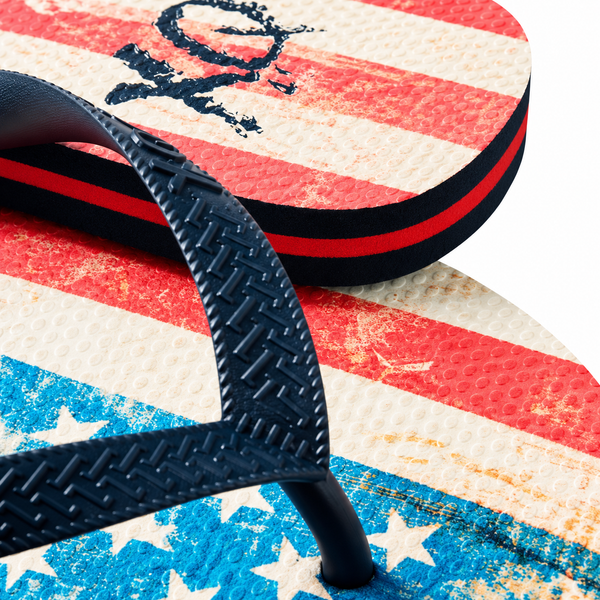 Claquette Sandales Tong XQ Flip Flops Drapeau Américain