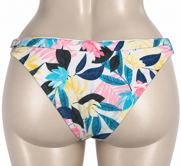 Bas maillot de bain motif floral coupe échancrée Ardène Swim
