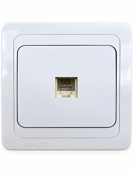 Prise Murale Téléphonique – Office Em – Blanc