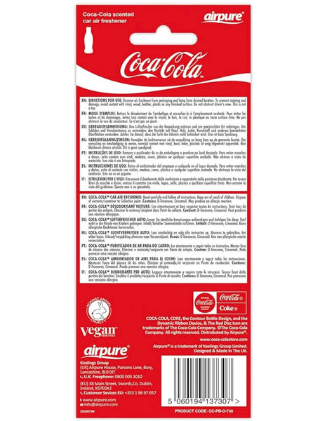 Air Pure – Désodorisant Voiture sent bon Parfum Coca Cola