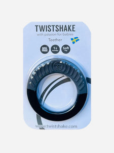 Anneau de dentition Twistshake – Noir & Gris
