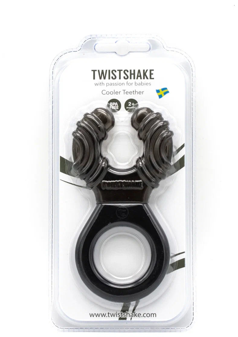 Anneau de dentition rafraîchisseur Twistshake – Noir