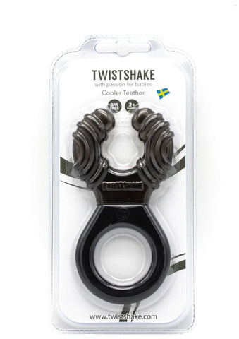 Anneau de dentition rafraîchisseur Twistshake – Noir