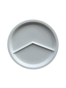 Assiette blanche Hofmann Weiden 2 compartiments – 23 cm