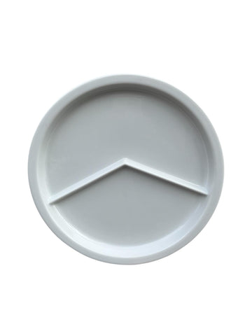 Assiette blanche Hofmann Weiden 2 compartiments – 23 cm