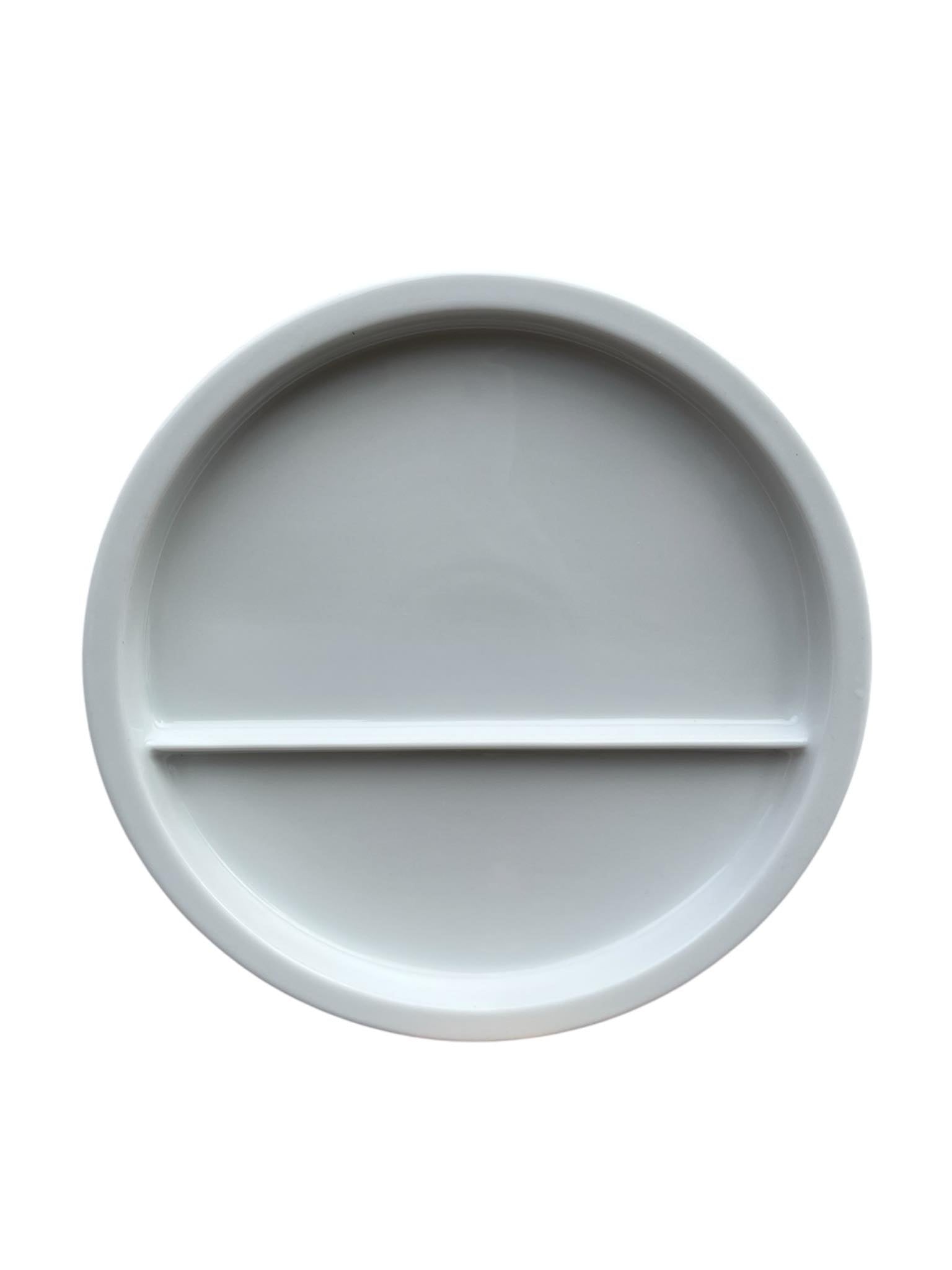 Assiette blanche Seltman Weiden 2 compartiments – 23 cm