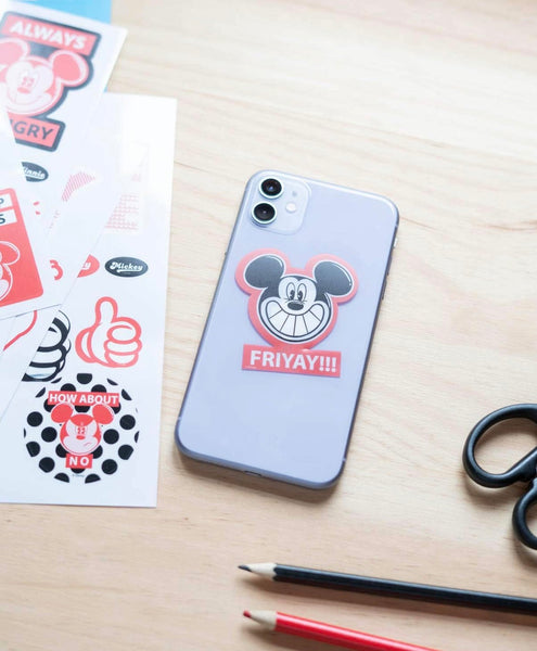 x50 autocollants Disney Mickey & Friends – Waterproof et amovibles pour téléphone, ordinateur et gadgets