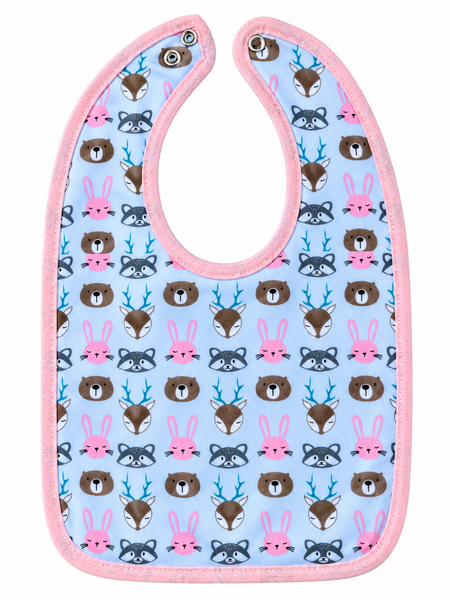 Bavette pour bébé – Motif animaux 31 cm