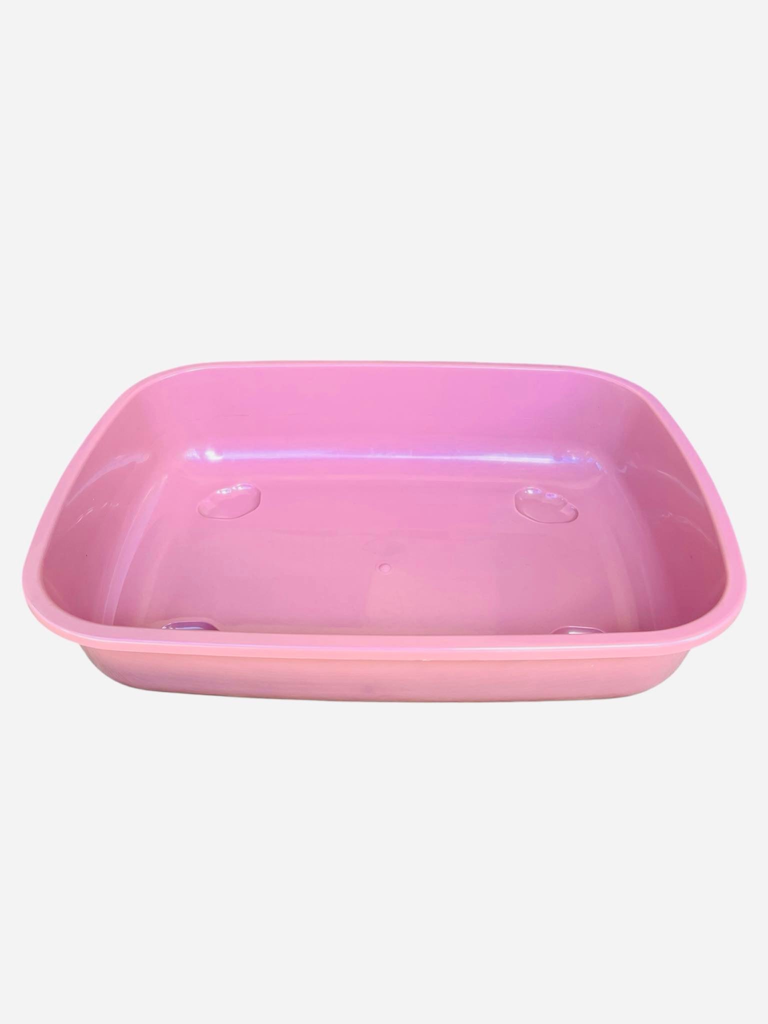 Bac à litière rose – 37,5 x 27 x 8,5 cm