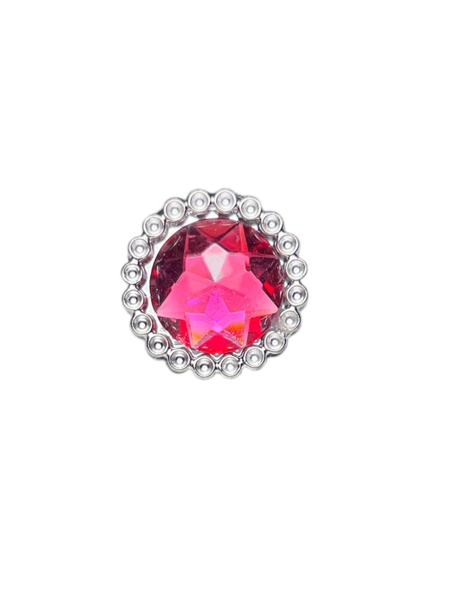 Bague Enfant Rose Plastique B&G