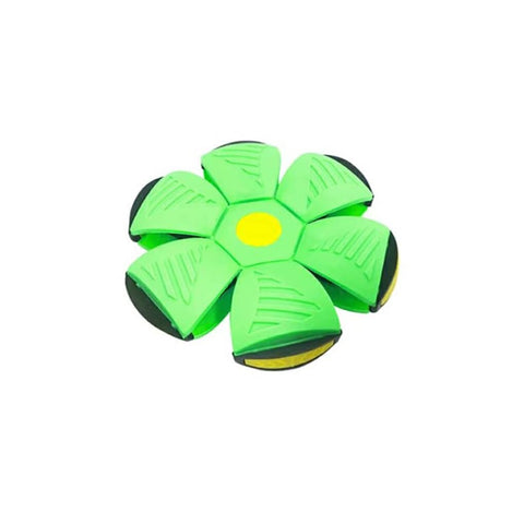 Ballon frisbee vert et jaune