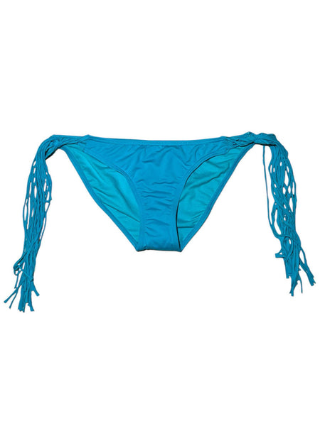 Bas maillot de bain bleu franges latérales – Ardène Swim