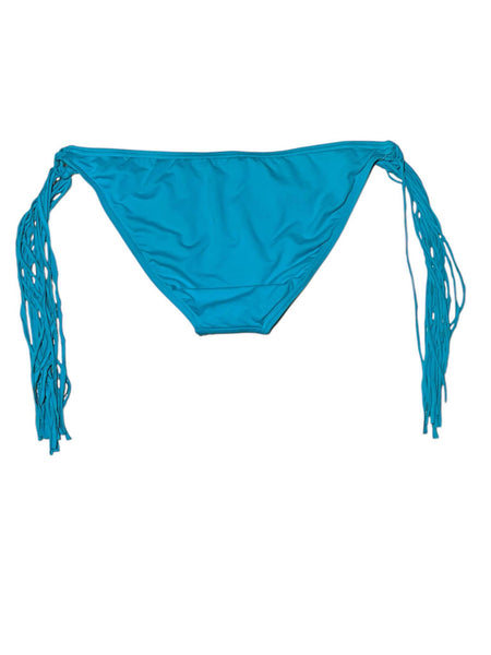 Bas maillot de bain bleu franges latérales – Ardène Swim