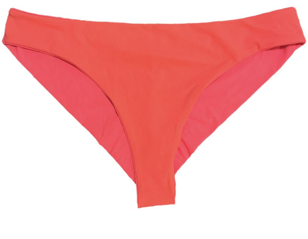 Bas de maillot de bain rose fluo échancré Ardène Swim