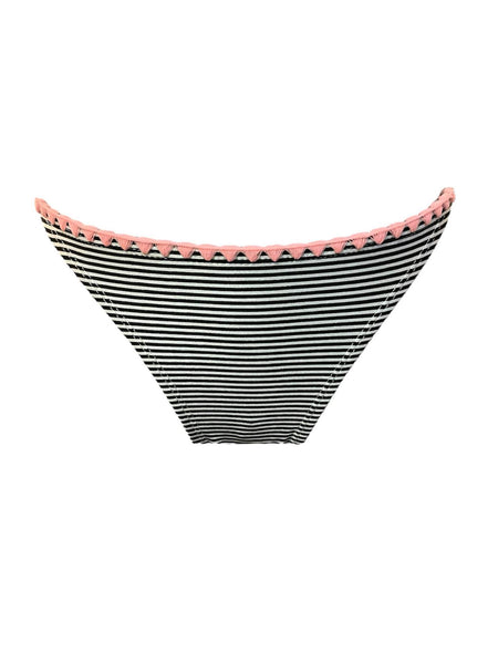 Bas maillot de bain à rayures Noir et Blanche Ardène Swim