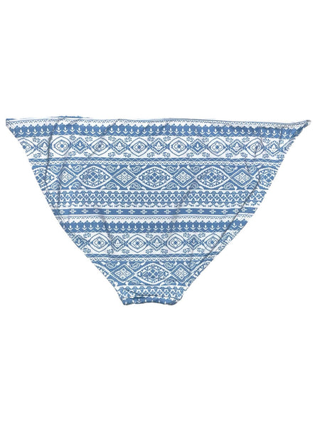 Bas maillot de bain bleu ciel motifs ethniques Ardène Swim