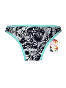 Bas maillot de bain à motifs de feuilles tropicales Ardène Swim