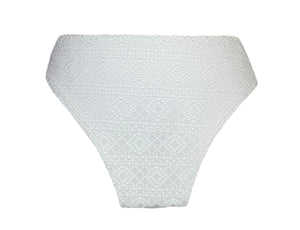 Bas maillot de bain blanc texturé Ardène Swim