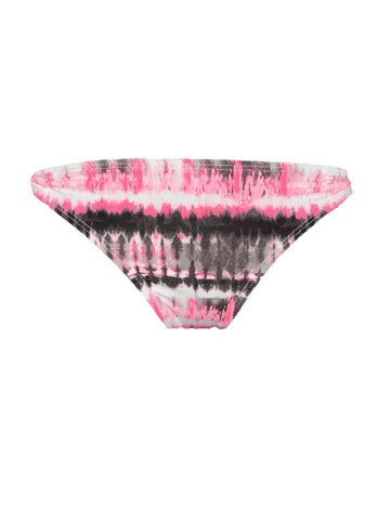 Bas maillot de bain tie-dye rose et marron Ardène Swim