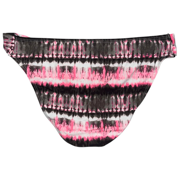 Bas maillot de bain tie-dye rose et marron Ardène Swim