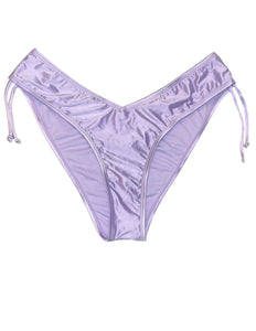 Bas de maillot de bain violet échancré Ardène Swim